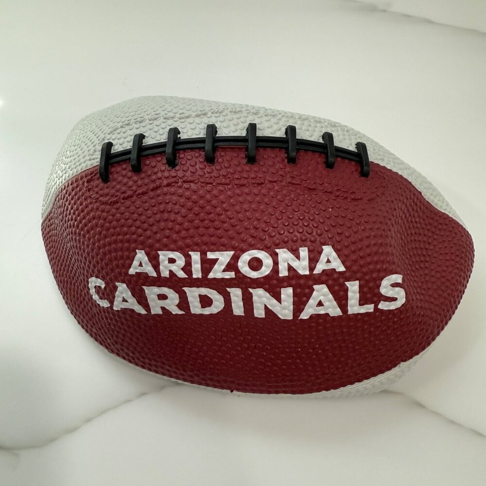 Arizona Cardinals Hail Mary Mini Rubber Football Tailgating Backyard Youth‎ NEW